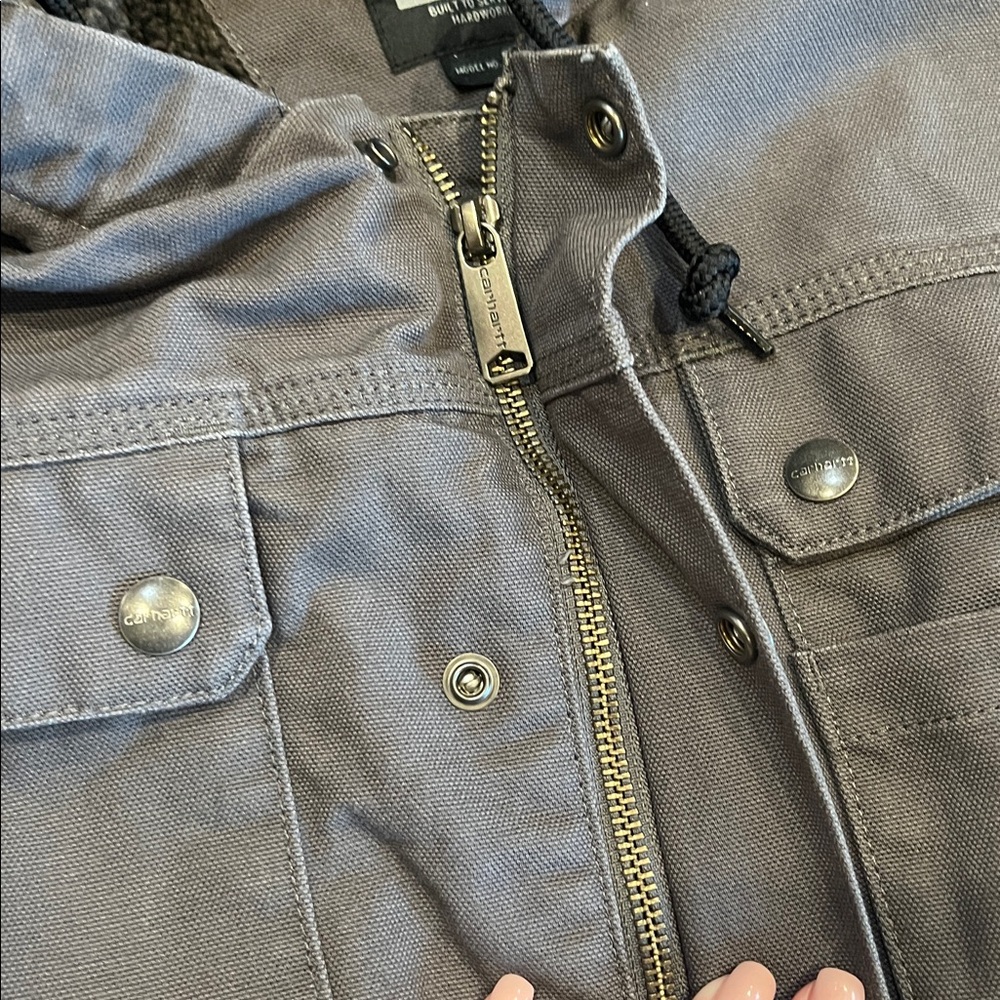 Carhartt Men’s Hooded Work Coat - Picture 4 of 7